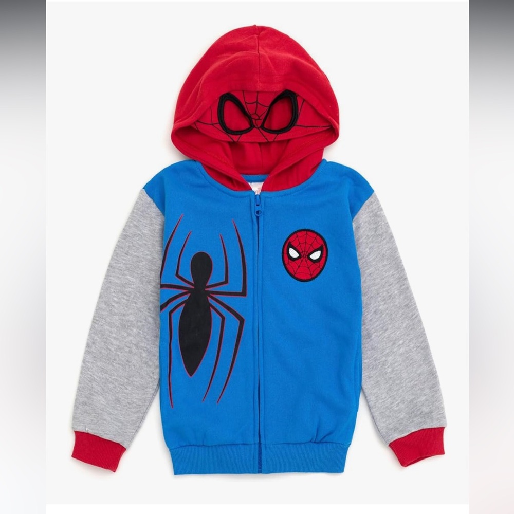 Spider-Man Blue and Red Hoodie